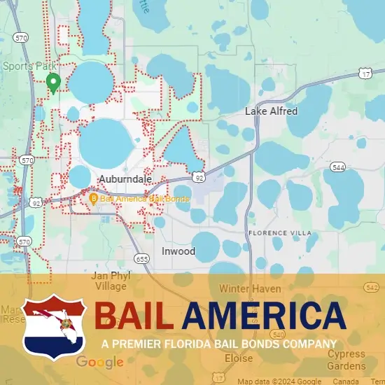 Auburndale bail bonds service by Bail America