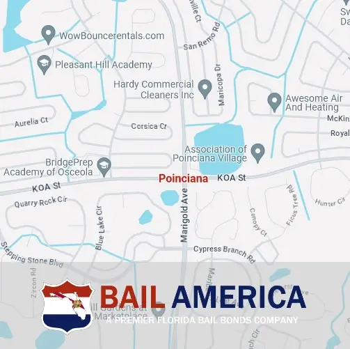 Bail bonds Poinciana Florida provided by Bail America