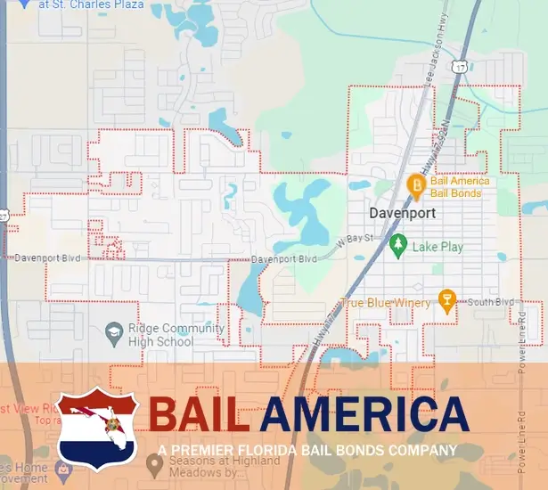 Davenport bail bonds service by Bail America 