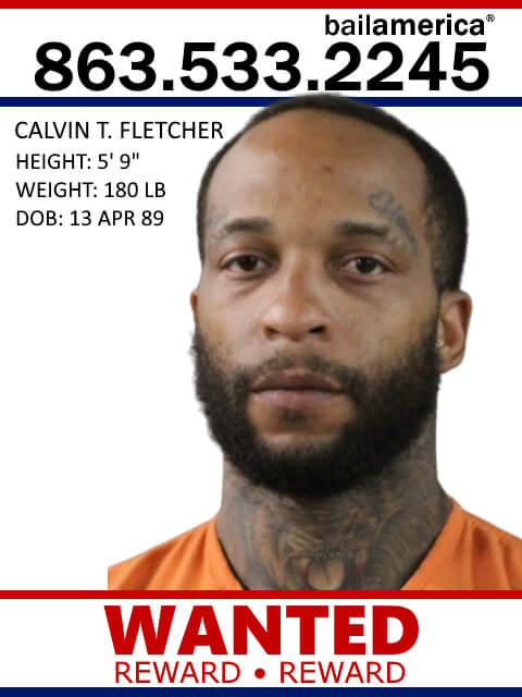 Calving Fletcher Wanted Fugitive - Lakeland Florida